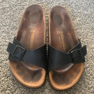 Birkenstock Madrid size 39- black strap